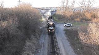NS DL22 with NS 5193 and NS 3277 Working at SIA in Lafayette, Indiana