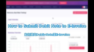 How To Submit Debit Note To E-Invoice