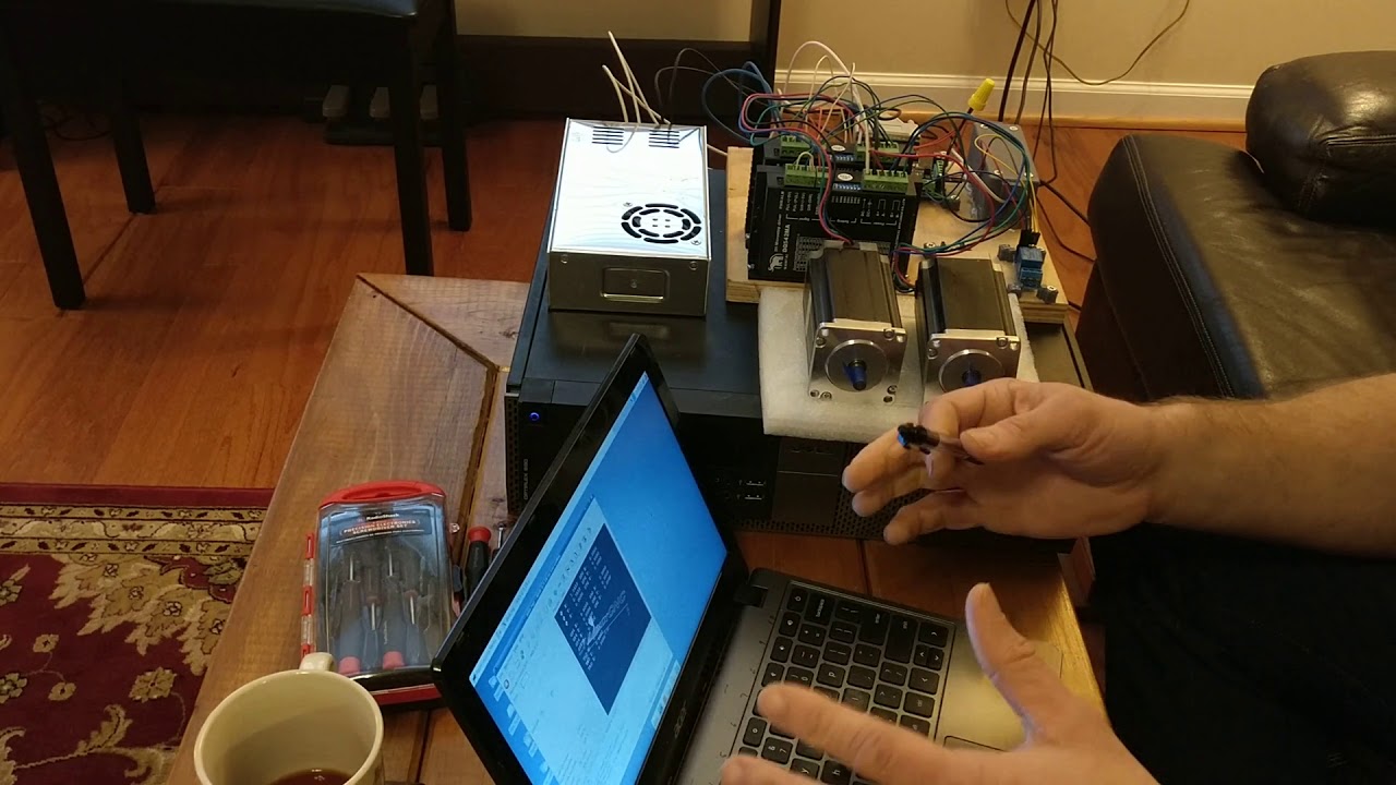 CNC Coffee Table: Powered by Linux! - YouTube