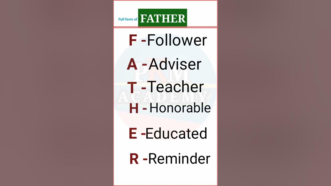 Full Forms Of Father Full Form Of Father In English General full-forms-of-father-full-form-of-father-in-english-general