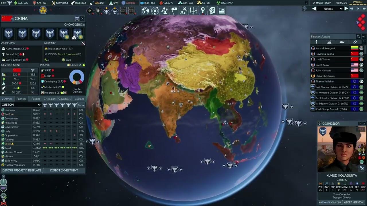 Terra Invicta: US into Mars Dyson Sphere, Part 18: Campus Spamaroo