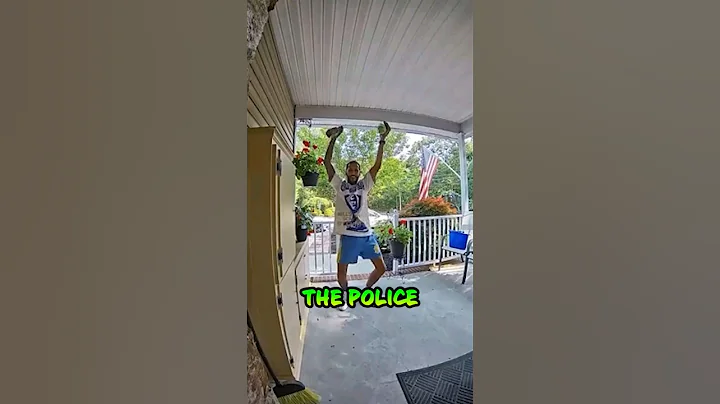 The Funniest Doorbell Cam Ever - Police Get Called 😂 #shorts