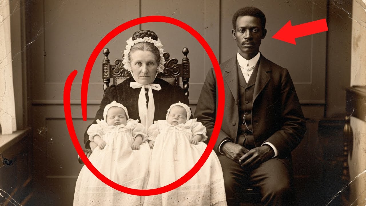 Era só uma foto familiar com seus bebês...  Mas 131 anos depois historiadores viram algo estranho