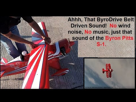 Byron Pitts S1, No Music, No wind Noise, Just the sound of this Beautiful,Vintage Biplane in flight.