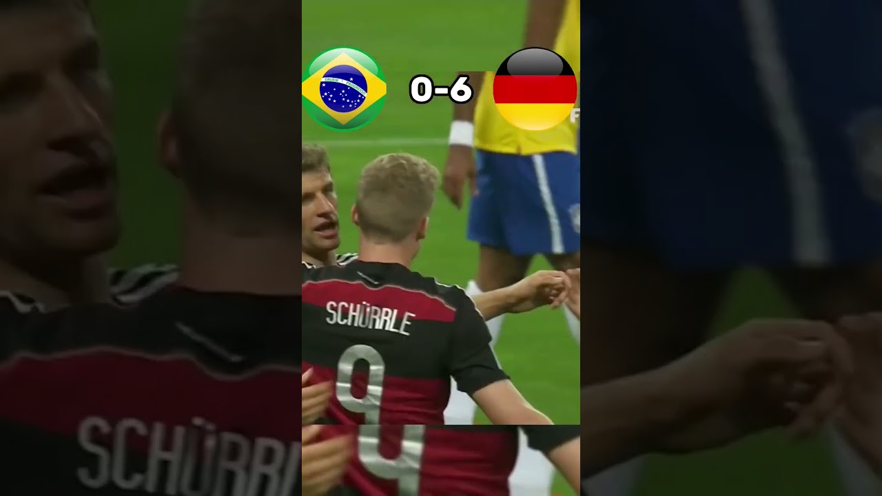 Brazil vs Germany 1-7 2014 WC 😢