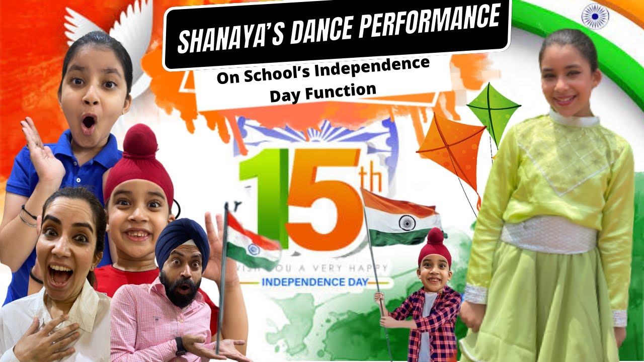 Shanaya’s Dance Performance On School’s Independence Day Function | RS 1313 VLOGS