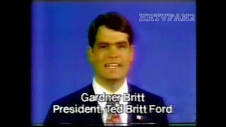 1987 Ted Britt Ford Commercial (with Gardner Britt)