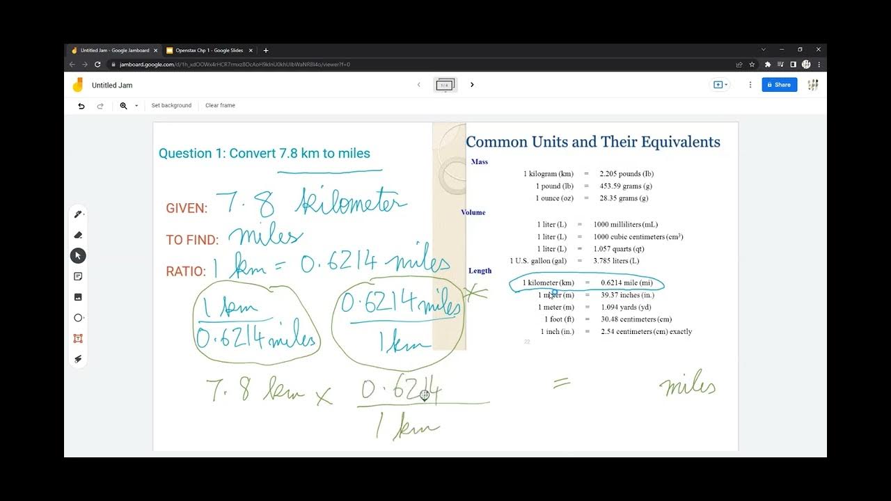 English and SI unit conversion YouTube