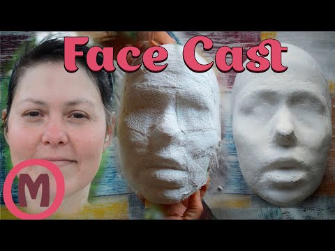 Как сделать ЛИЦО ИЗ ГИПСА своими руками | Гипсовый СЛЕПОК ЛИЦА легко и просто | DIY Face Cast