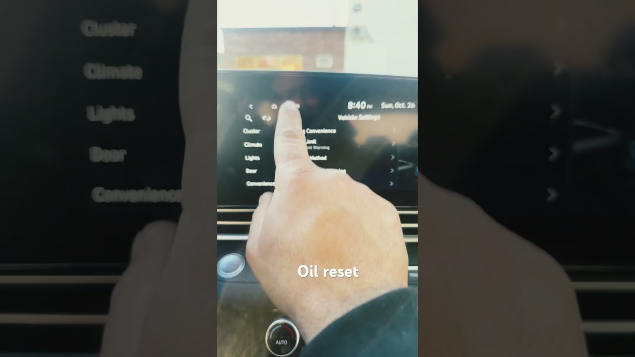 2020 /2025 ￼ Hyundai ELANTRA oil reset. 