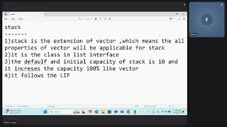 Types of Lists and Stacks in Java | DSA Concepts with Example Programs
