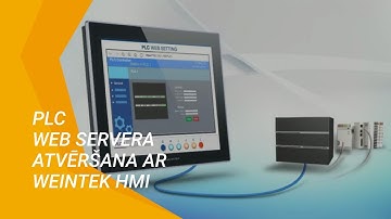 Risinājumu apskats: PLC web-servera atvēršana ar Weintek HMI