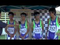 第49回福井県高校新人大会　男子4x100m　優勝者インタビュー