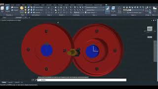 Autocad Tutorials - Flange Coupling  Assembly