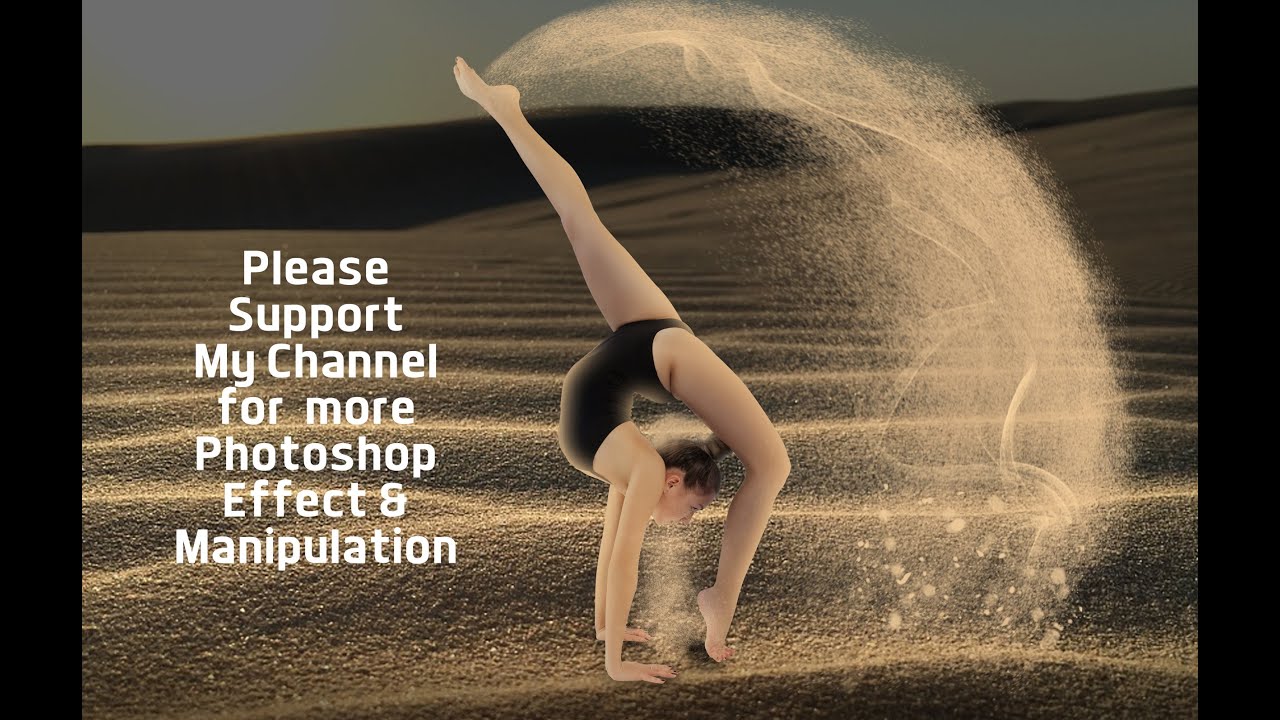 sand manipulation #photoshop tutorial