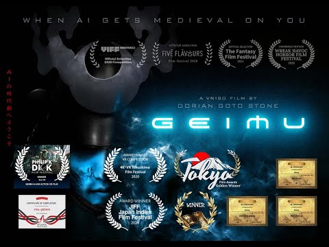 "GEIMU" Award winning sci-fi/action/horror VR film in stereoscopic 3D