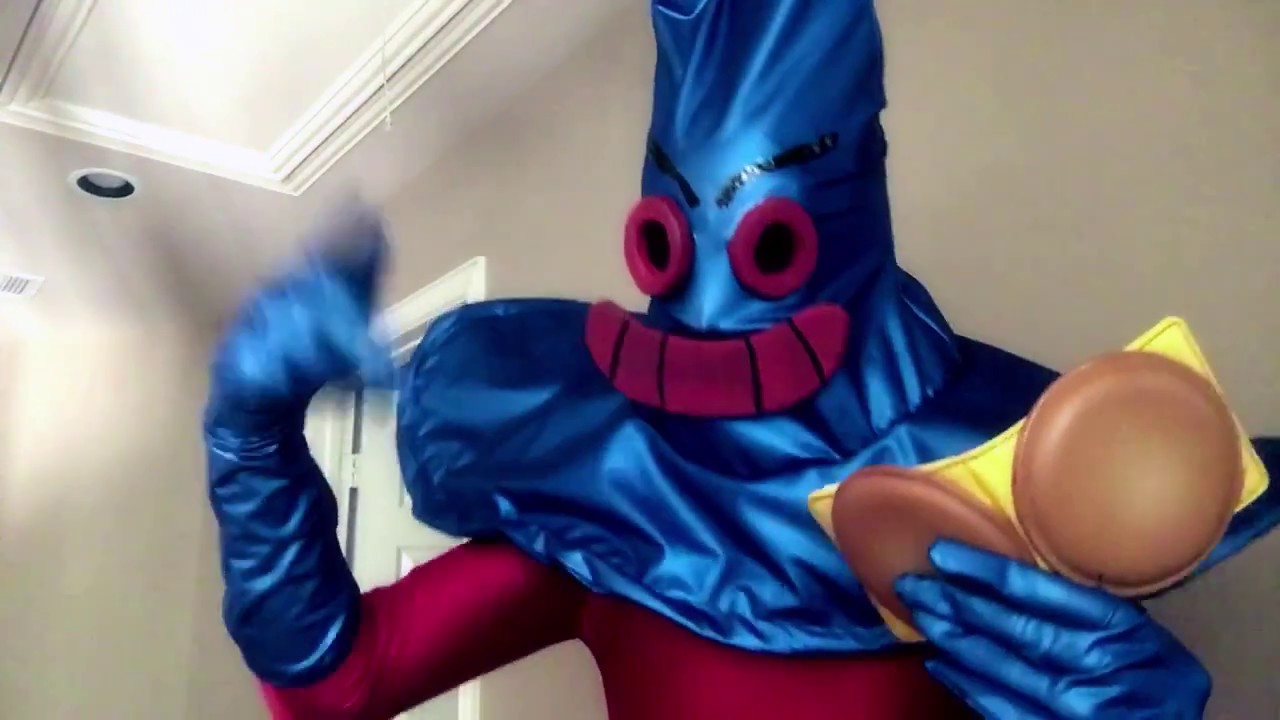 Man Ray Roommate - Spongebob Costume - YouTube.