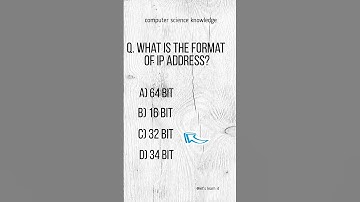 computer science knowledge | IP address mcq question | #shorts