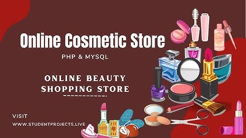 Online Cosmetic Store - PHP & MySQL