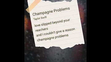 Champagne Problems Cover by @meghanafalsamkar6516