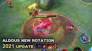 HOW TO STACK UP FAST ? | ALDOUS NEW ROTATION 2021 UPDATE | ALDOUS GAMEPLAY | MLBB