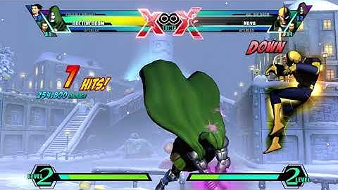 UMVC3, Doom Spencer, Crossup Footdive Reset Using Slant Shot Assist