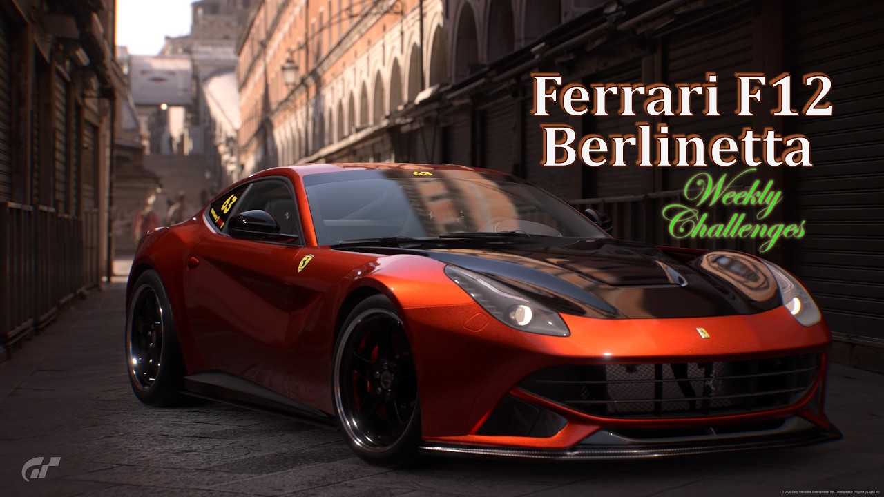 Gran Turismo 7 Ferrari F12 Berlinetta 2012 Weekly Challenges Deep Forest 