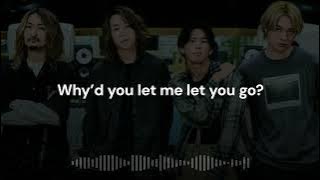 ONE OK ROCK - Let Me Let You Go (Japanese Version) Unofficial Lyrics