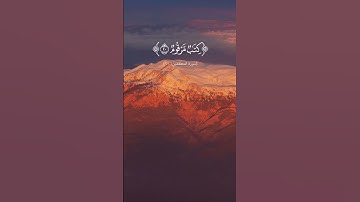 سورة المطففين من الآية ١٨ إلى ٢٦ بصوت الشيخ ناصر القطامي. الورد اليومي من القرآن الكريم #religion