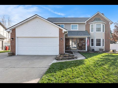 37886 Pocahontas Drive, Clinton Township, MI home video tour