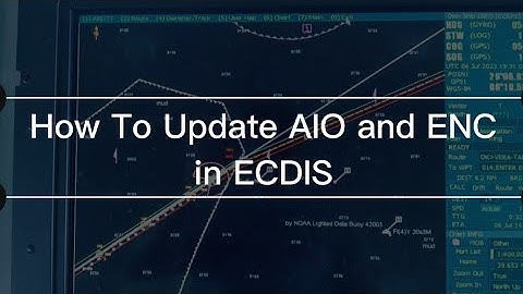 How to update AIO and ENC on JRC ECDIS