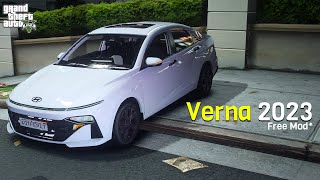 GTA 5 Car Mods: Hyundai Verna 2023 Edition By G5 INDiA yt Free Giveaway For You