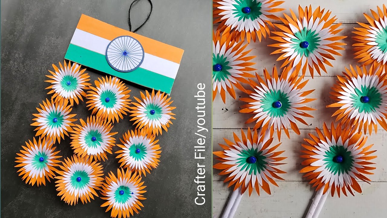 Independence Day Craft/15th August Special Craft/Indian Tricolour Wall