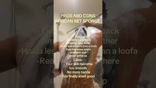 Pros & Cons of African Net Sponges! #selfcare #shower #hygeine #exfoliate