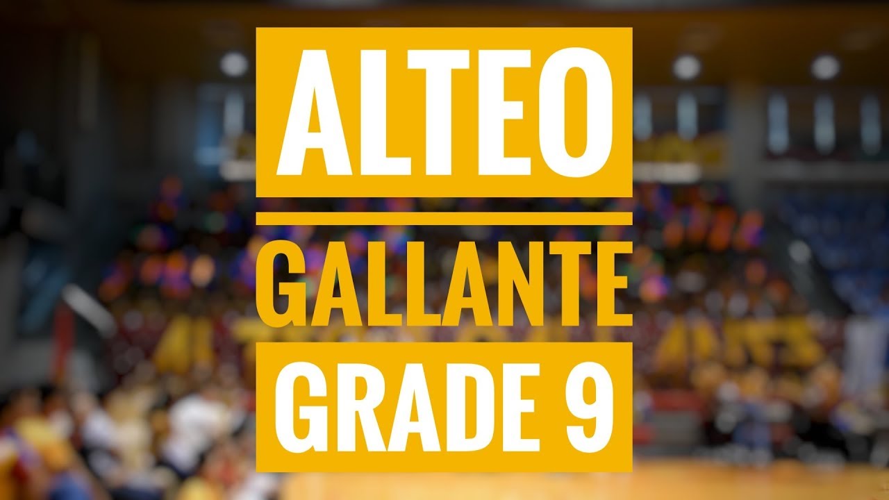 [Cheering Competition] Grade 9 - Alteo Gallante