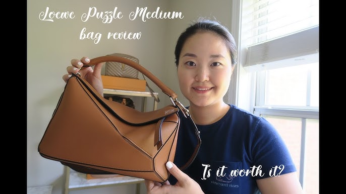 The LOEWE Puzzle Bag Review: A Sizing & Styling Guide - FARFETCH