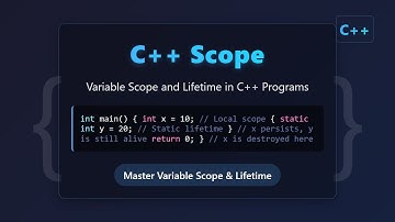 C++ Scope Explained for Beginners: Variable Lifetime & Best Practices