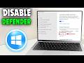How to Disable Windows Defender on Windows11/10 (2026)