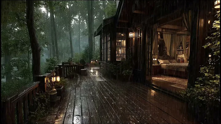 Best Rain in the Forest at Night 🌲 | Sleep Deeply with Rain Sounds
