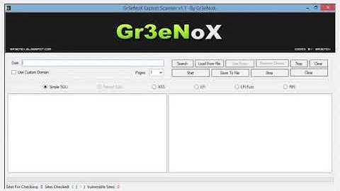 Gr3enox exploit scanner V1 1