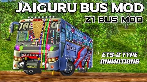 JAIGURU BUS MOD || JAIGURU ZEDONE BUS MOD || ZEDONE BUS MOD || #bussidnewmod #newmodforbussid
