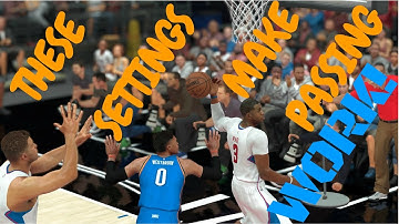 NBA 2K17 : Best Passing Settings!! (Tested & Proven) Passing Sliders Tutorial pt 2!