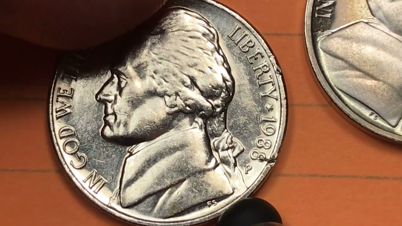 $3,000 US 1988 Jefferson Nickels - United States 5 Cents Coins