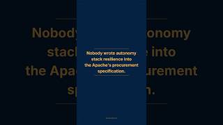 AH-64E Autonomy Stack: The Resilience Spec Gap #Shorts