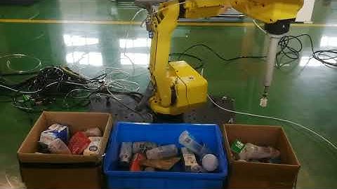 Deep learning based robotic bin picking using FANUC M20i