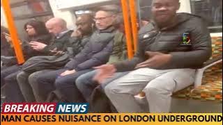 Download lagu MAN CAUSES NUISANCE ON LONDON UNDERGROUND