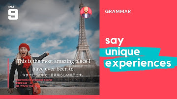 [TOEIC 550-780 Grammar 009] - Superlatives + Present perfect