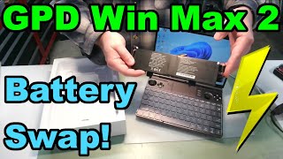 GPD Win Max 2 Battery Swap