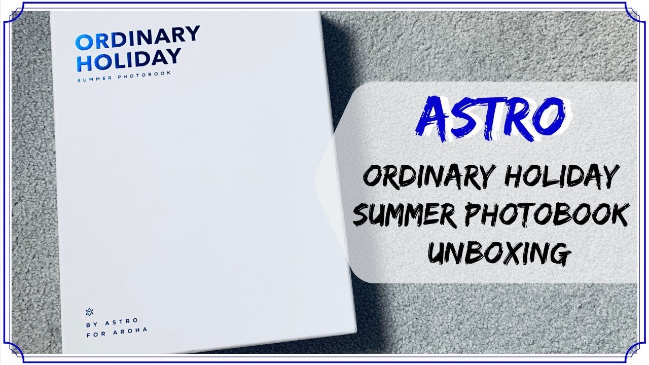 Astro 아스트로 One Fine Day Photobook Unboxing | KRAPSYK - YouTube