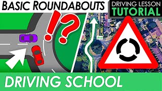 Basic Roundabouts Explained | Driving Tutorial